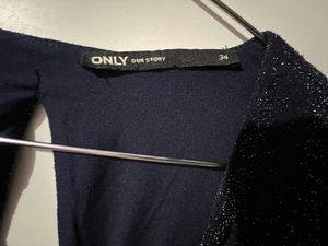 Sparkly Open-Back Crop Top