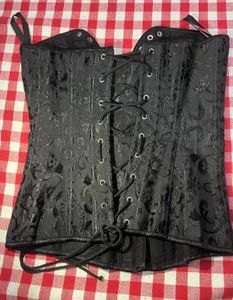 Elegant Black Corset Top