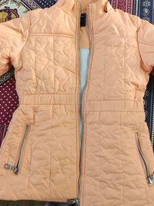 Peach Quilted Jacket