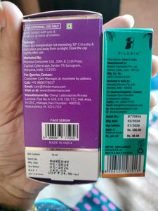 The Derma Co And Pilgrim Face Serum Pack Of 2