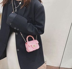 Pink Quilted Handbag
