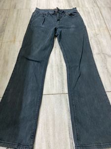 Black High Waist Bootcut Jeans