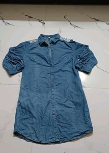 Denim Short Kurti