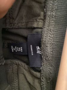 Olive Green Cargo Joggers