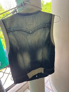 Madame Denim Jacket Charcoal Black