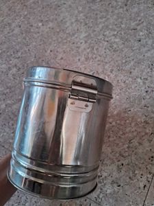 Vintage Midas Steel Container