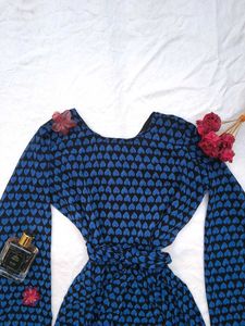 Fitted Printeresty Kurti 💙