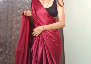 Satin Saree