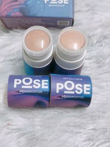 Pack Of 2 Myglamm Pose Hd Matte Foundation Stick