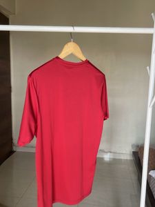 Red Graphic T-Shirt Badminton