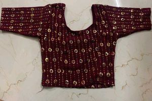 Maroon Designer Blouse