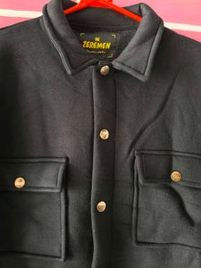 Zegemen Black Button-Down Shirt