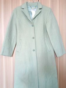 Elegant Mint Green Over Coat