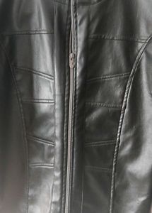Stylish Black Faux Leather Jacket
