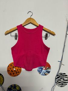 Hot Pink Cropped Tank💗