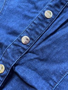 Denim Off-Shoulder Dress
