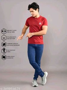 Dark Blue Denim Jeans