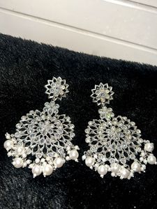 Statement Pearl Drop Earrings