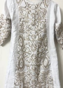 White Blue Lehenga
