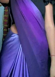 Purple Ombre Saree