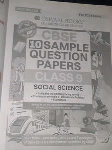 Oswaal Social Science Class 9th Question Bank