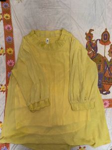 Yellow Polka Dot Top