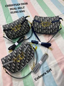 CHRISTIAN DIOR NEW MODEL With Dual Belt BAG