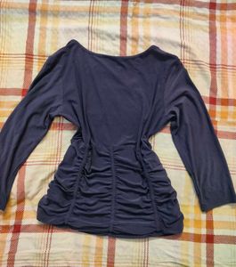 Ruched Long Sleeve Top