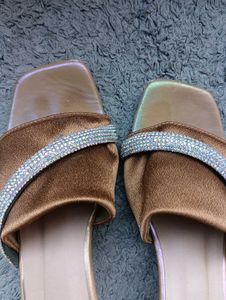 Stylish Heels with Rhinestone Detail