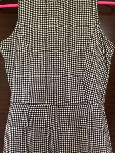 White Black Check Jumpsuit