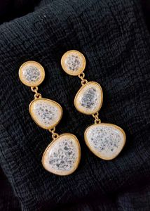 Dangle Earrings (Crystal look)