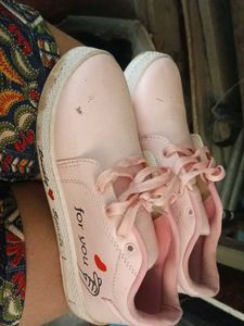 Cute Pink Sneakers