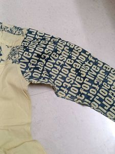 Stylish Patterned Long Sleeve Shirt