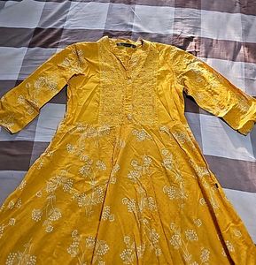 Yellow Festive KURTA