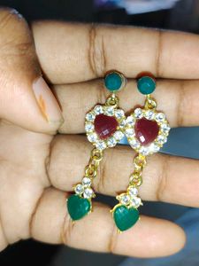 Heart Drop Earrings