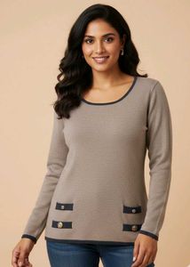 Imported Long Sleeve Sweater