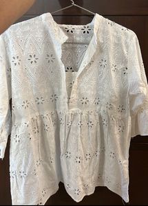 White Short Kurti For Women