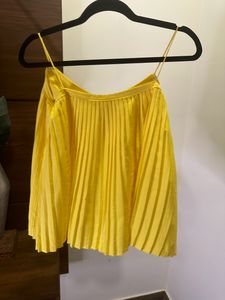 Pleated Strap Top