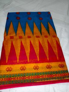 Colorful Printed Saree