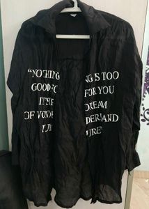 Emo Oversized Translucent Shirt