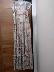 &#39;AND&#39; Breezy Pastel Tiered Floral Maxi Dress