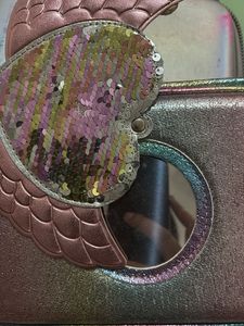 Sparkly Heart Pouch For kids or accessories