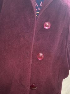 Warm Long Wine Overcoats