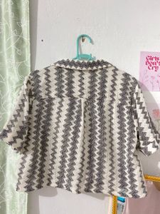 Bohemian Style Crop Shirt