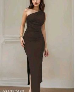 Elegant One-Shoulder Dress