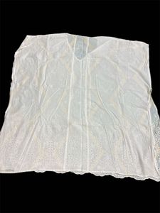 White Beach Wear Kaftan Top