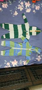 winter  full romper set of 2