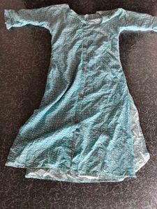 Stylish Blue Printed Kurta