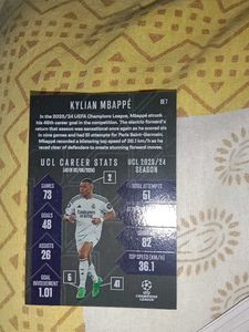 Kylian Mbappe Card