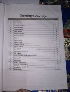 Chemistry Biology Extra Edge